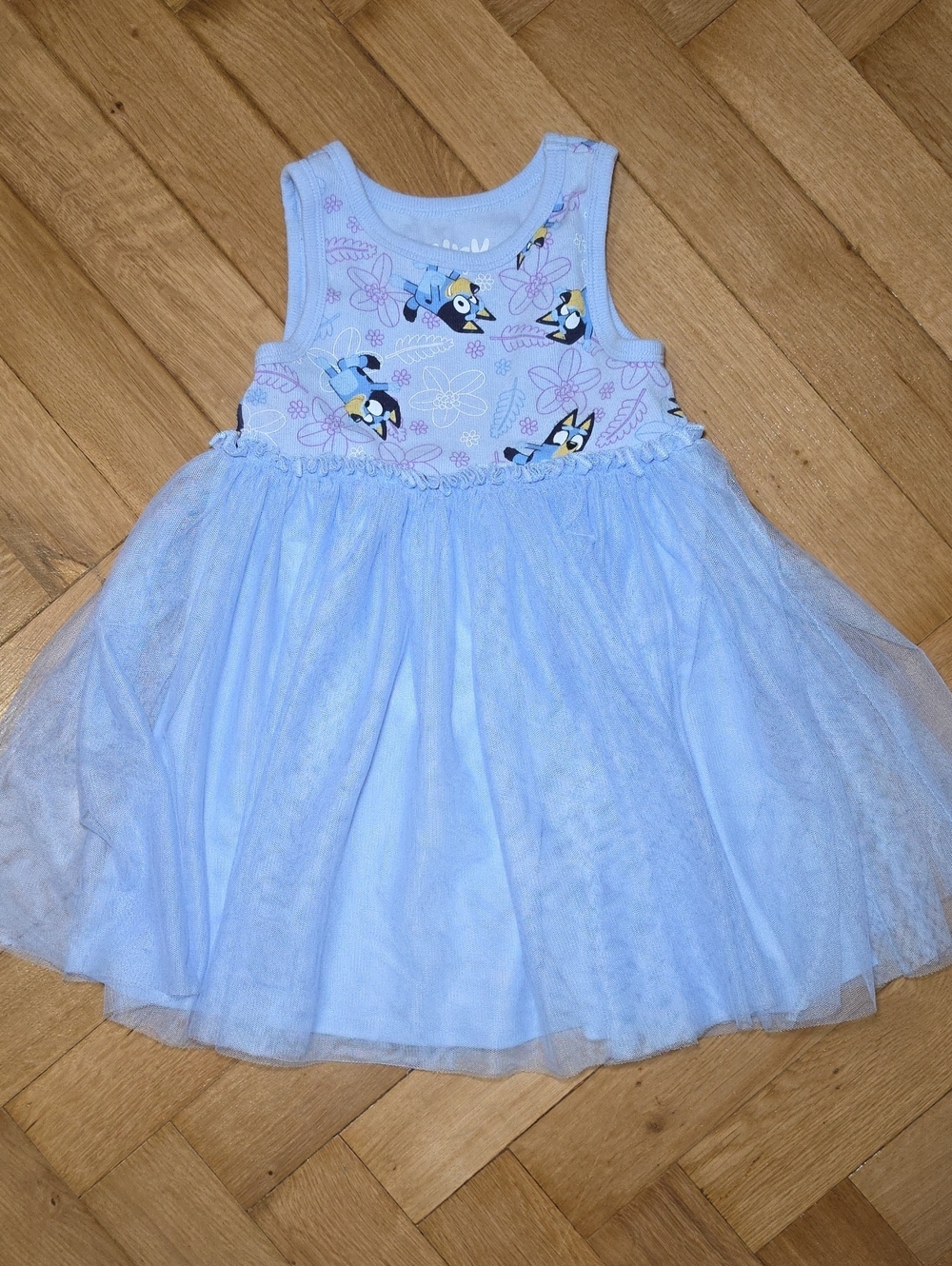 BLUEY Tulle Tank Dress for Kids NEVER USED
